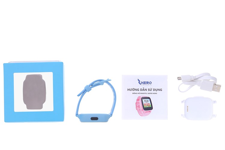 Đồng hồ định vị trẻ em Masstel Super Hero Màu Xanh Dương