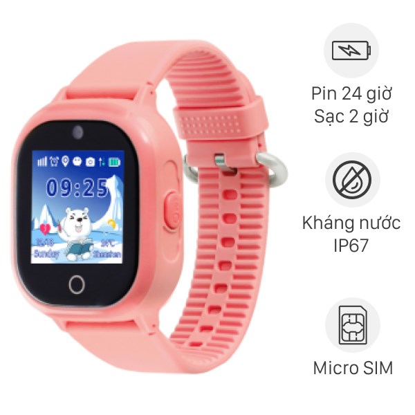 Đồng hồ thông minh định vị trẻ em Kidcare 06S