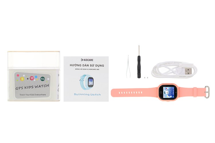 Đồng hồ định vị trẻ em Kidcare 06S Màu Hồng