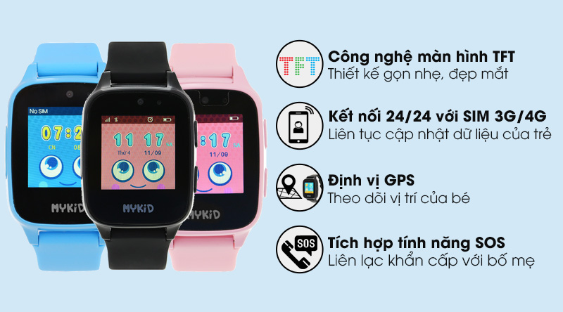 Đồng hồ định vị trẻ em Mykid