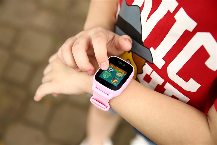 Đồng hồ định vị trẻ em Mykid Màu Hồng