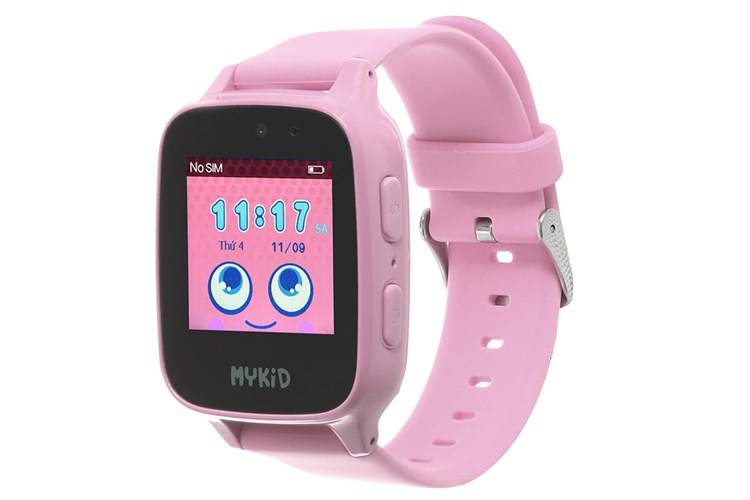 Đồng hồ định vị trẻ em Mykid Màu Hồng