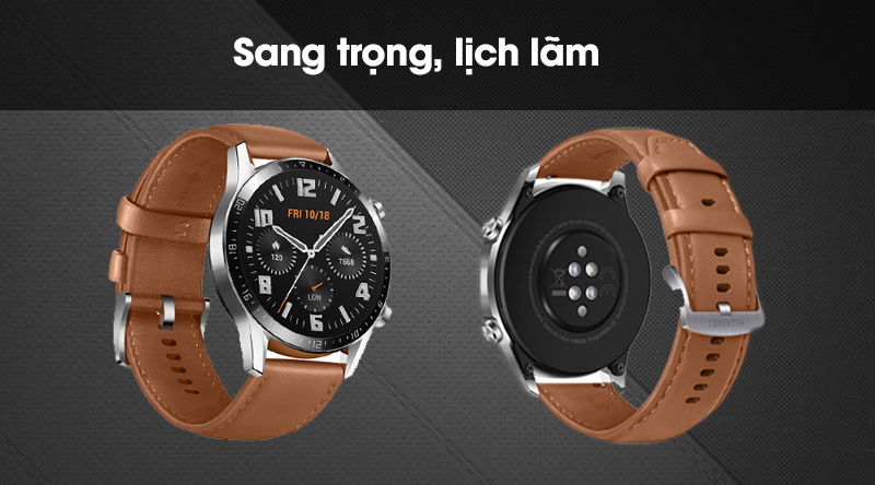 Đồng hồ thông minh Huawei Watch GT2 46mm có thiết kế sang trọng