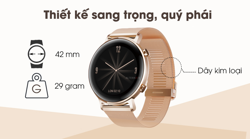 Đồng hồ thông minh Huawei Watch GT2 thời trang, sang trọng