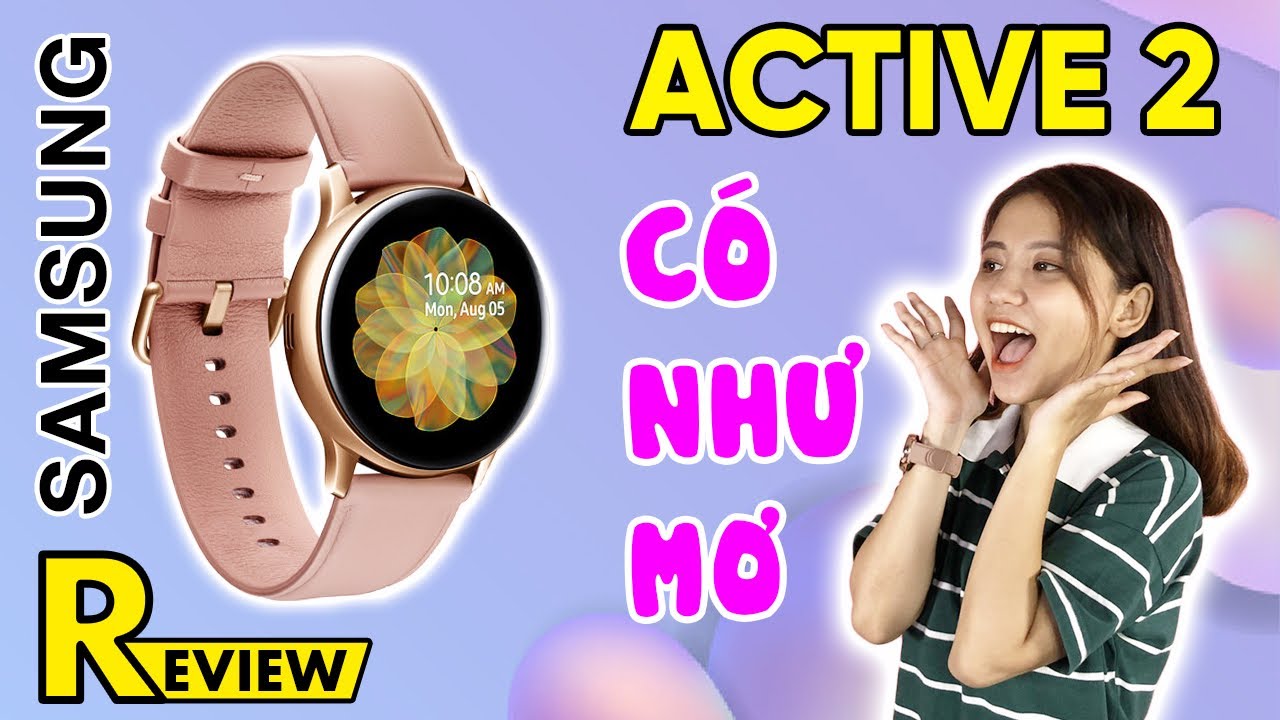 Samsung Galaxy Watch Active 2: Làm đẹp của bạn là sự pha trộn hoàn hảo giữa hiệu năng và thẩm mỹ, với Samsung Galaxy Watch Active 2, bạn có thể làm được cả hai. Theo dõi sức khỏe, cập nhật thời tiết, trả lời tin nhắn, và nhiều tính năng khác với chiếc đồng hồ thông minh này.