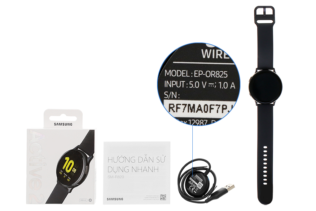 Đồng hồ thông minh Samsung Galaxy Watch Active 2 44mm Đen Màu Đen