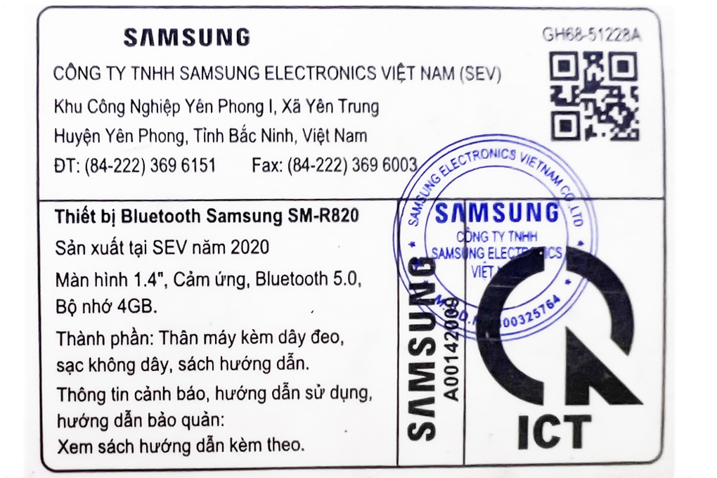 Đồng hồ thông minh Samsung Galaxy Watch Active 2 44mm Đen Màu Đen
