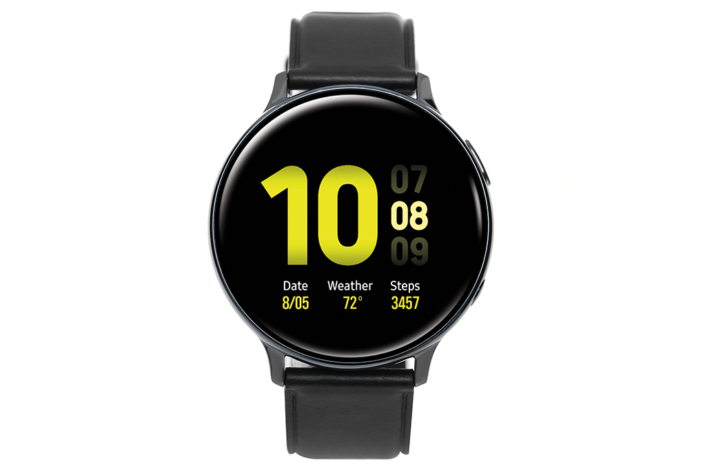 Siêu thị samsung Galaxy Watch Active 2 44mm viền thép dây da