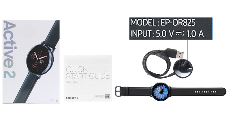 Đồng hồ thông minh Samsung Galaxy Watch Active 2 44mm Đen Màu Đen