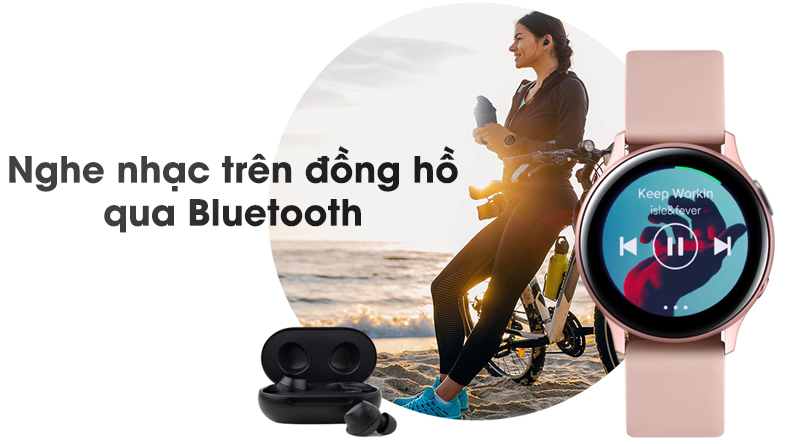 Đồng hồ thông minh Samsung Galaxy Watch Active 2 40mm Hồng