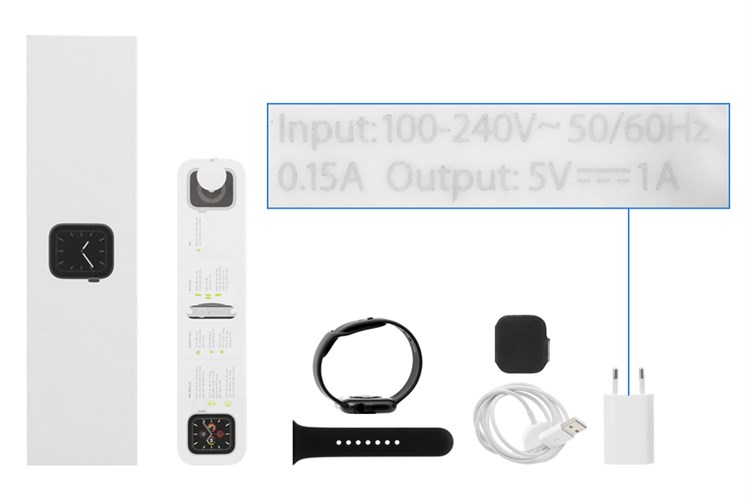 Đồng hồ thông minh Apple Watch S5 40mm viền nhôm dây cao su Màu Đen