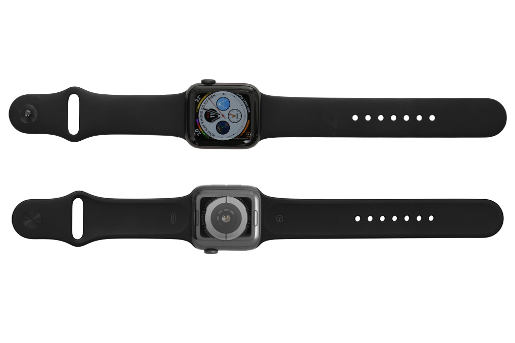 Đồng hồ thông minh Apple Watch S5 40mm viền nhôm dây cao su Màu Đen