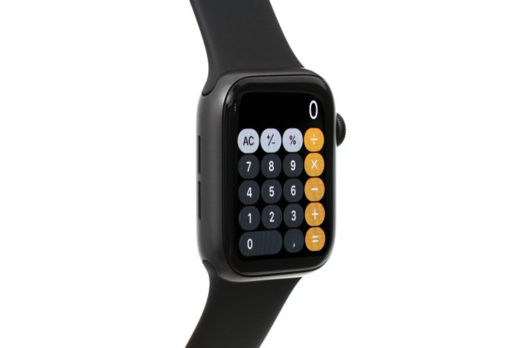Đồng hồ thông minh Apple Watch S5 40mm viền nhôm dây cao su Màu Đen