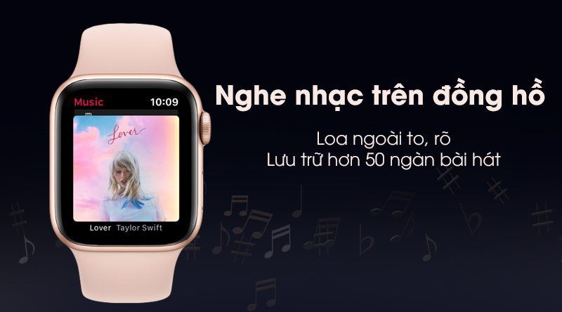 Apple Watch S5 có chế độ nghe nhạc