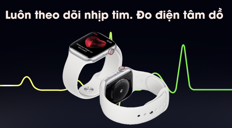 Apple Watch S5 đo nhịp tim 24/7