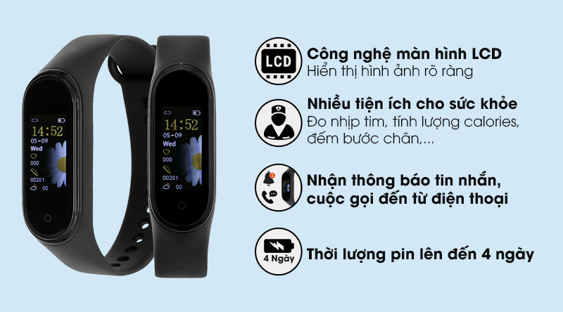 Vòng tay thông minh Sinophy Sport B18