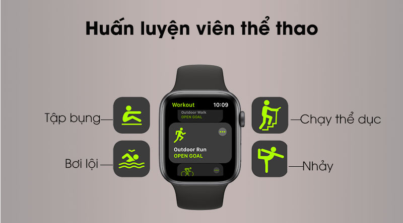 Đồng hồ thông minh Apple Watch S5 LTE 44mm viền nhôm dây cao su hồng