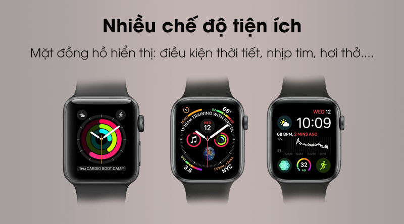 Đồng hồ thông minh Apple Watch S5 LTE 44mm viền nhôm dây cao su hồng