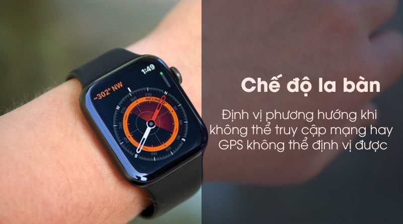 Xác định phương hướng với Apple Watch S5 LTE 44mm 