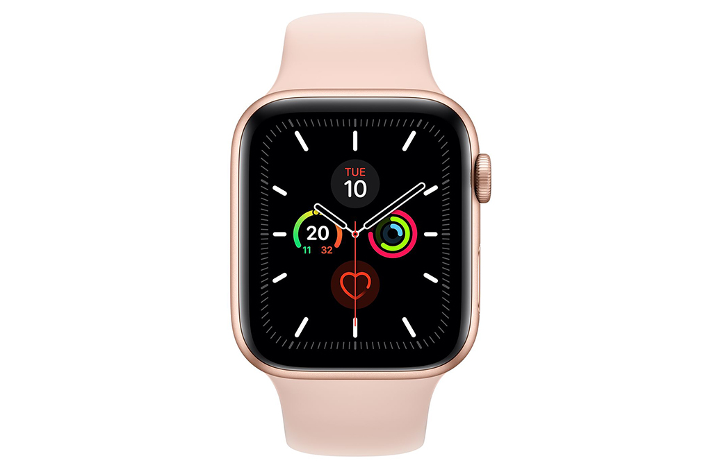 Đồng hồ thông minh Apple Watch S5 LTE 44mm viền nhôm dây cao su hồng - 3