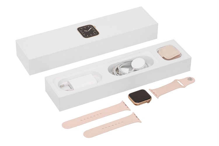 Đồng hồ thông minh Apple Watch S5 LTE 40mm viền nhôm dây cao su hồng