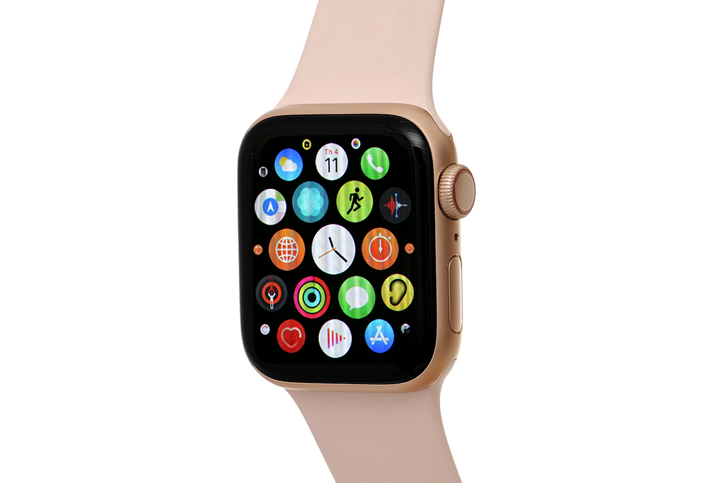 Đồng hồ thông minh Apple Watch S5 LTE 40mm viền nhôm dây cao su hồng