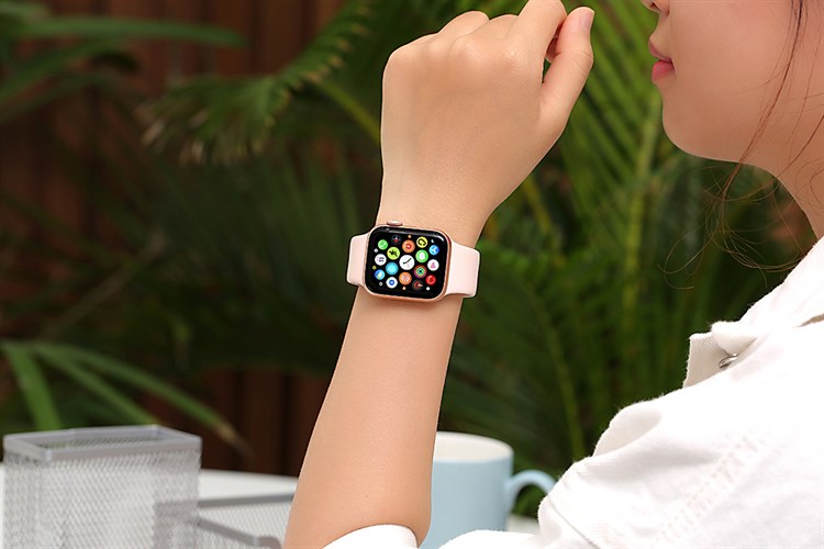 Đồng hồ thông minh Apple Watch S5 LTE 40mm viền nhôm dây cao su hồng