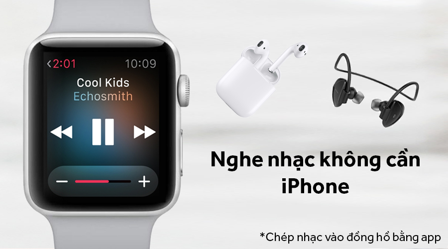 Đồng hồ thông minh Apple Watch S3 LTE 38mm viền nhôm dây cao su