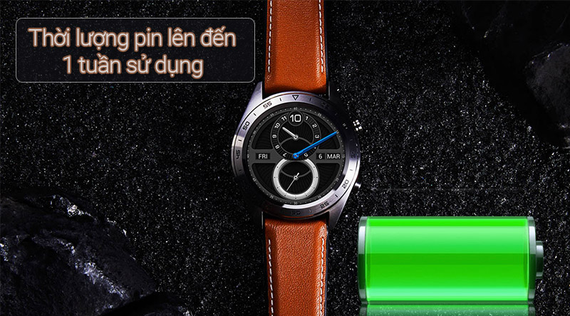 Đồng hồ thông minh Honor Watch Magic 42mm dây da