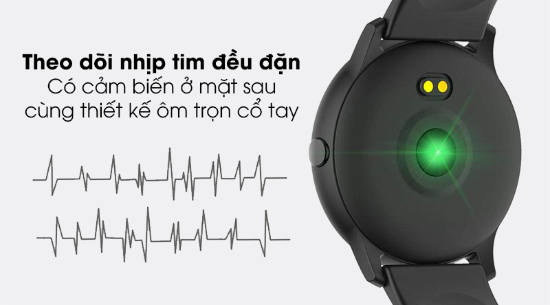 Đồng hồ thông minh BeU Fit KW19 đen