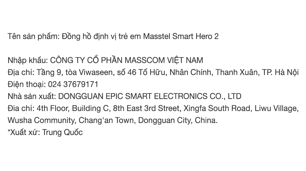 Đồng hồ định vị trẻ em Masstel Smart Hero 2 Màu Hồng