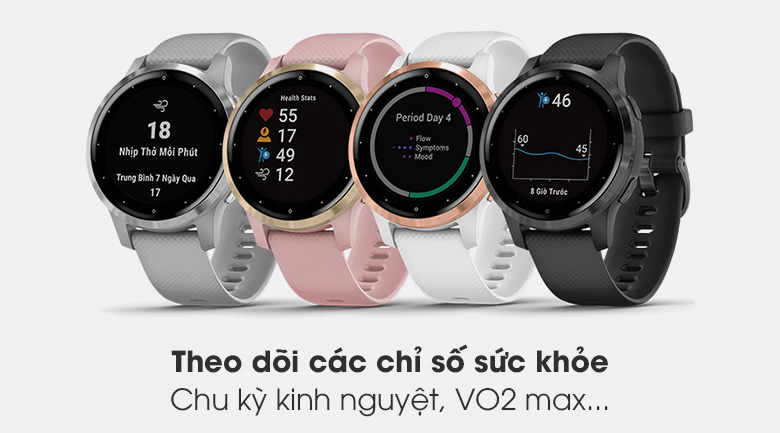 Đồng hồ thông minh Garmin Vivoactive 4S 40mm Đen