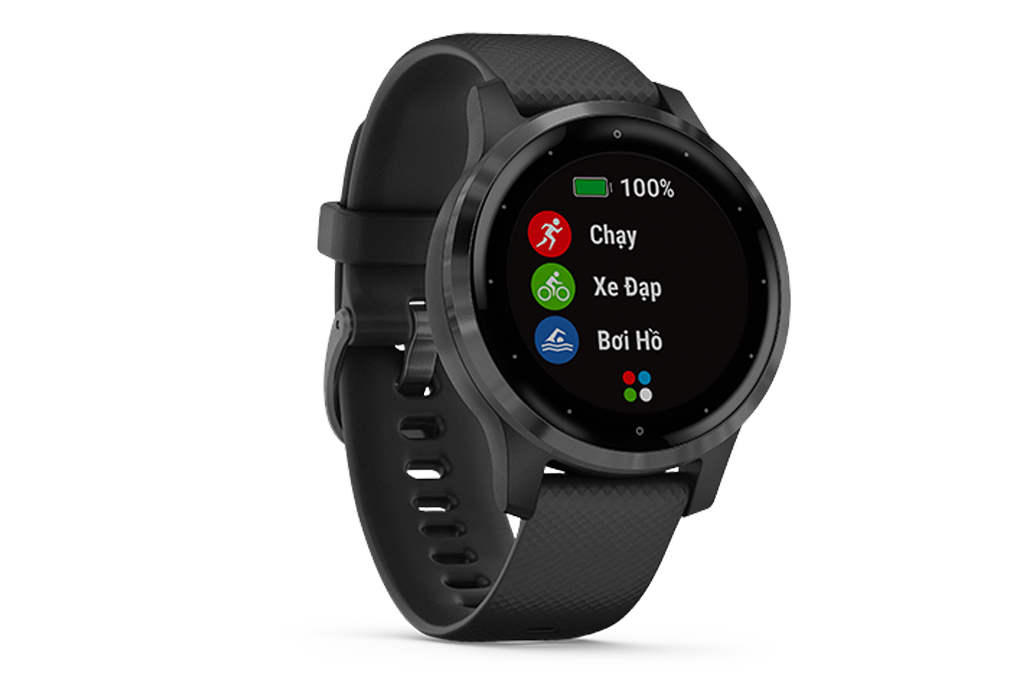 Đồng hồ thông minh Garmin Vivoactive 4S 40mm Đen Màu Đen
