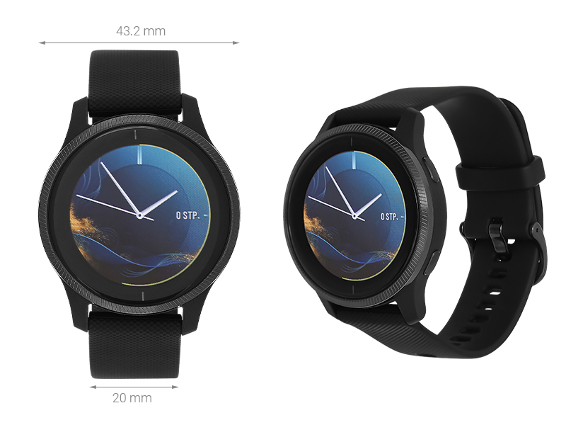 Đồng hồ thông minh Garmin Venu 43.2mm Đen