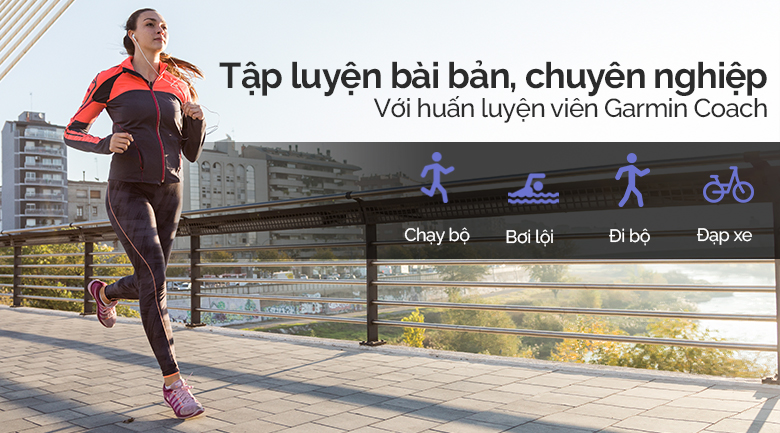 Đồng hồ thông minh Garmin Forerunner 45 42mm Đỏ