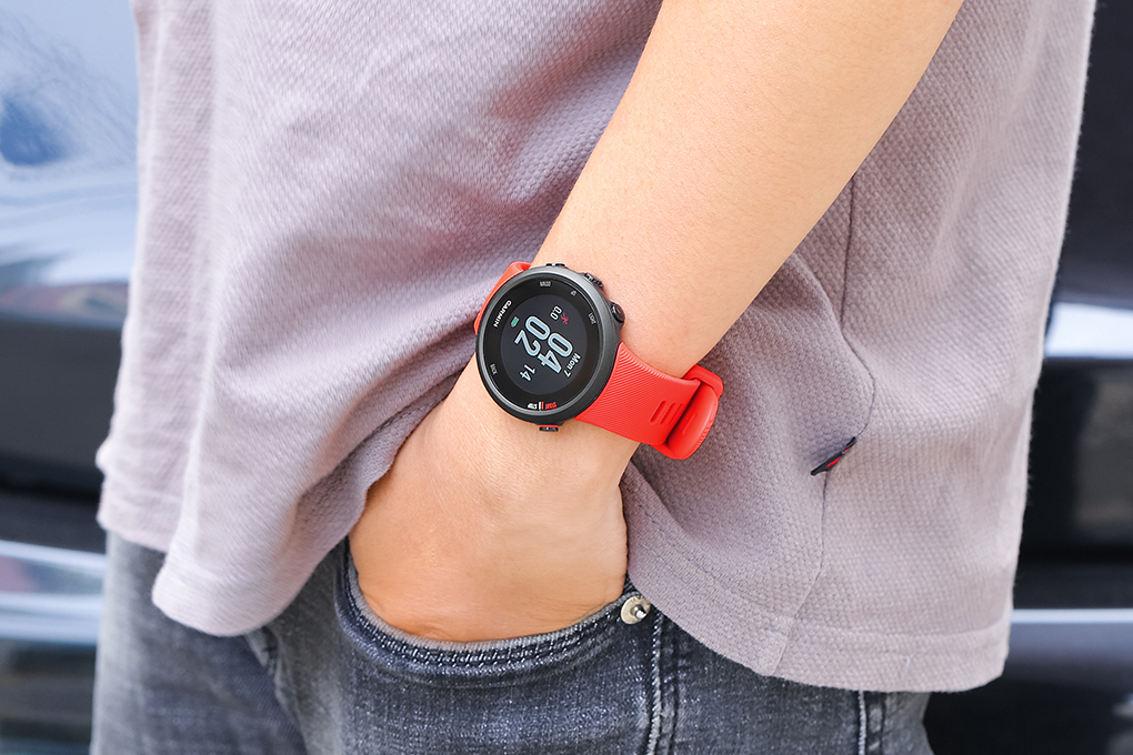 Đồng hồ thông minh Garmin Forerunner 45 42mm Đỏ Màu Đỏ