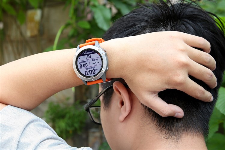 Đồng hồ thông minh Garmin Fenix 6 Pro 47mm Cam Màu Cam