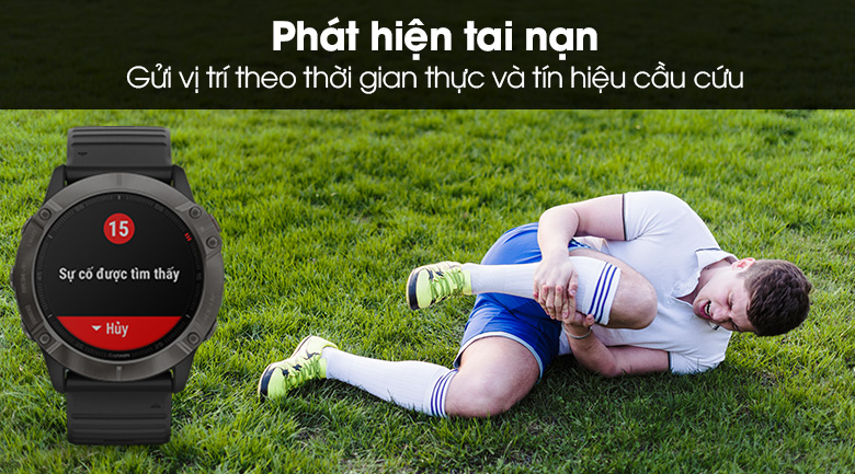 Đồng hồ thông minh Garmin Fenix 6 Sapphire 47mm Đen