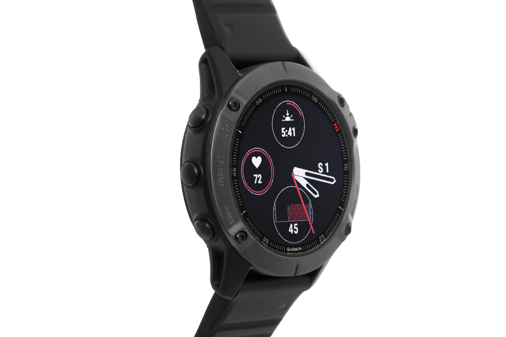 Đồng hồ thông minh Garmin Fenix 6 Sapphire dây silicone viền Carbon giá rẻ