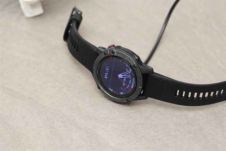 Đồng hồ thông minh Garmin Fenix 6 Sapphire 47mm Đen Màu Đen
