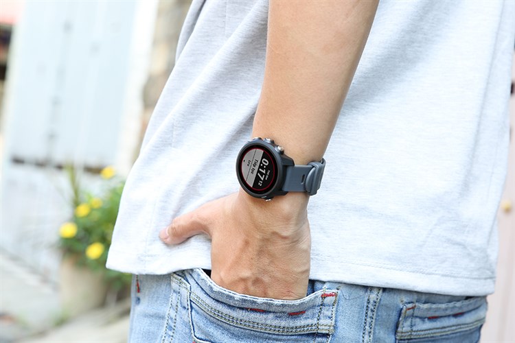 Đồng hồ thông minh Garmin Forerunner 245 42.3mm Xám Màu Xám