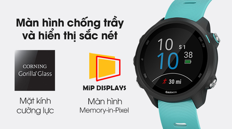 Đồng hồ thông minh Garmin Forerunner 245 Music 42.3mm