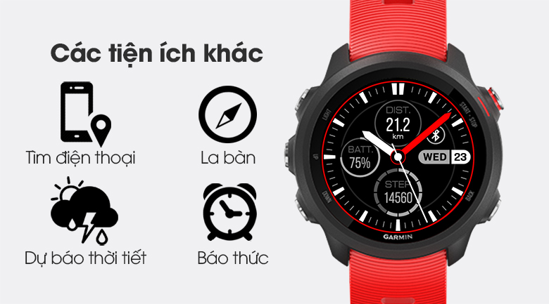 Đồng hồ thông minh Garmin Forerunner 245 Music 42.3mm