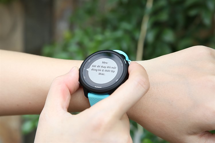 Đồng hồ thông minh Garmin Forerunner 245 Music 42.3mm Màu Xanh Dương