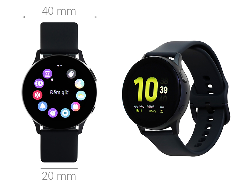 Hãy chiêm ngưỡng chiếc đồng hồ thông minh Samsung Galaxy Watch Active 2 kết hợp đầy mê hoặc giữa công nghệ và thiết kế tiên tiến. Với nhiều tính năng thông minh, chức năng theo dõi sức khỏe vượt trội, chiếc đồng hồ này đã chinh phục hàng triệu người dùng trên khắp thế giới.