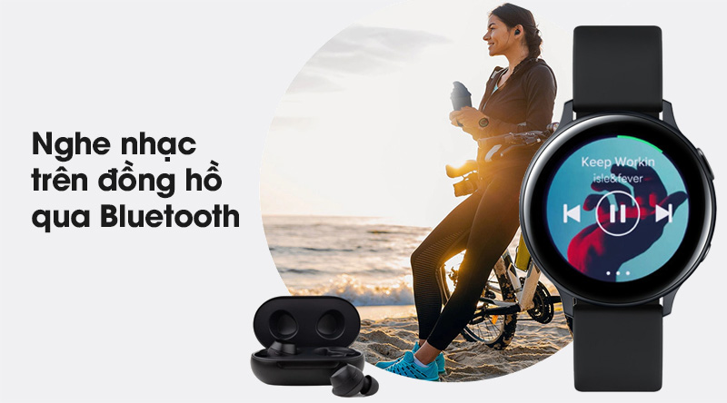 Đồng hồ thông minh Samsung Galaxy Watch Active 2 40mm Đen