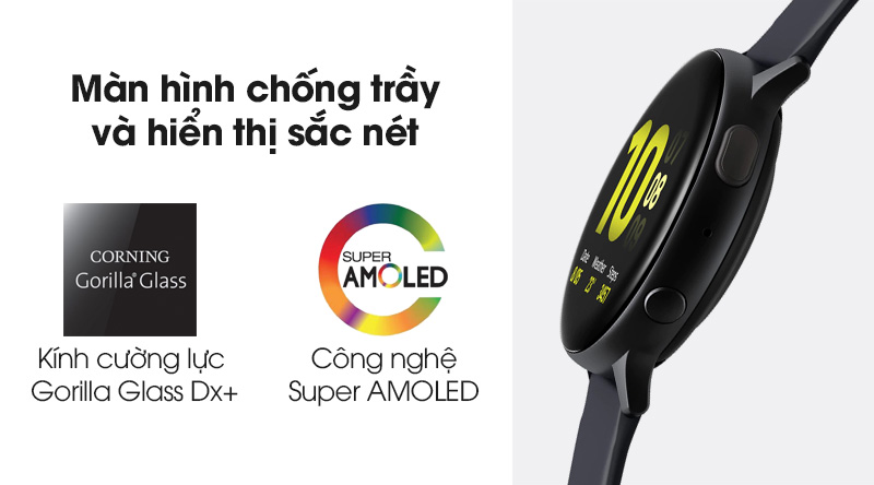 Đồng hồ thông minh Samsung Galaxy Watch Active 2 40mm Đen