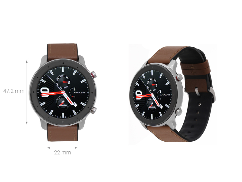 Đồng hồ thông minh Huami Amazfit GTR 47mm dây da