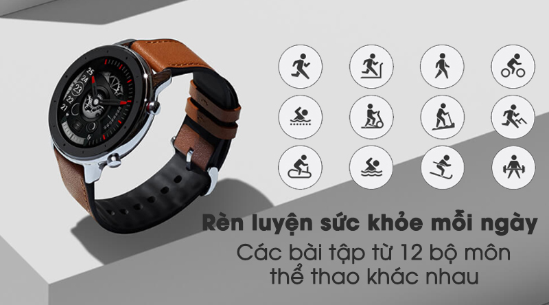 Đồng hồ thông minh Huami Amazfit GTR 47mm dây da