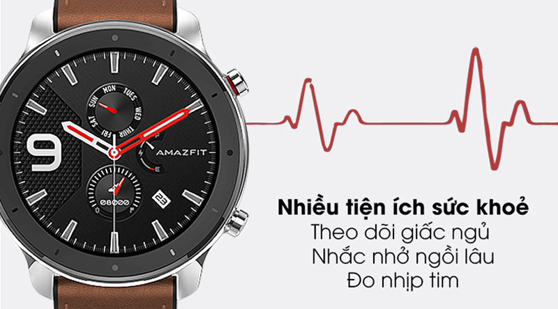 Đồng hồ thông minh Huami Amazfit GTR 47mm dây da